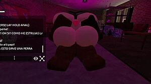 Does this whore crave my dirty cock nonstop in Roblox?