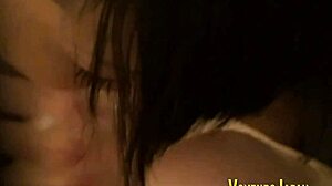 asian babe fingers sudsy pussy during outdoor shower voyeur solo