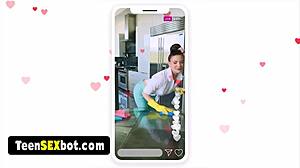 Retro Housewife's Bent-Over Doggystyle Quickie Fuck