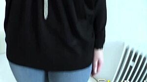 busty german milf rams dildo deep in fat pussy... can't get enough!