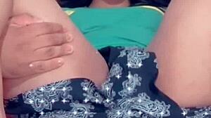 Novinha trans plays with tight ass after school 😈🍑 schoolgirl solo fun