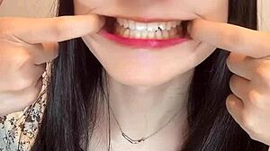 Cute Japanese ladyboy crossdresses for anal fucking and solo masturbation playthrough