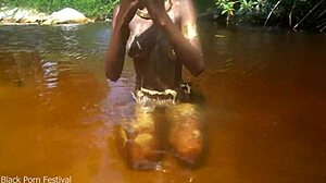 Skinny Tribe Slut Pounded Hard On Beach