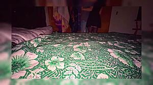 Divorced Mexican milf sneaks drunk sex with young guy mistaking light for lamp post-party