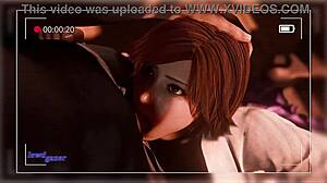 Asuka Kazama's Steamy Threesome Tease with Close Encounters