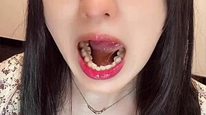 Cute Japanese ladyboy crossdresses for anal fucking and solo masturbation playthrough