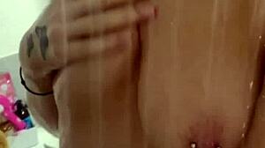 omg i'm so horny in this shower, squirting everywhere with my toys like a total slut...