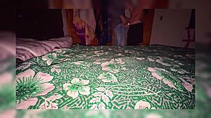 Divorced Mexican milf sneaks drunk sex with young guy mistaking light for lamp post-party