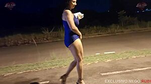 found this chick on the street and shoved my thick cock in her