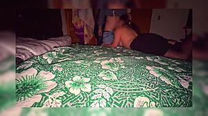 Divorced Mexican milf sneaks drunk sex with young guy mistaking light for lamp post-party