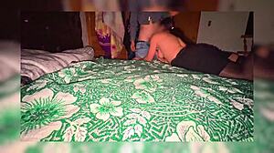 Divorced Mexican milf sneaks drunk sex with young guy mistaking light for lamp post-party