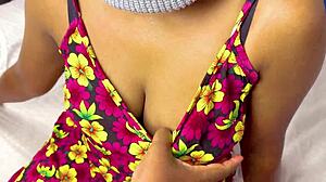 Horny Desi Couple Fucks Rough in Hotel Room All Night