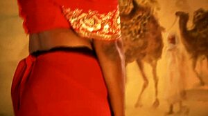 Brunette LADY DANCES and seduces her lover