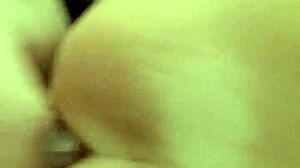 He surprises her with his massive throbbing cock