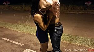 found this chick on the street and shoved my thick cock in her