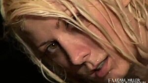 jazy berlin horny shower masturbation wet pussy toy play