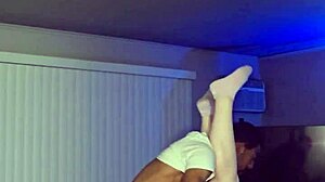 Black stud drills deep into white girl's guts missionary rough