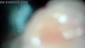 Pounding Semen Deep into Wide Stretched Cervix Pussy with Endoscope Closeup View