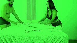 Spying on brazilian milf's big tit anal assfucking with monster cock part 1