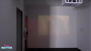 Watch Nicoly Mattos turn cinema into her public pussy playground, bent over doggystyle for the crowd's eyes