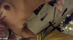 hey check bobbi jo88's close-up solo with her shaved ebony pussy and small tits