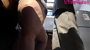 Riderqueen unleashes uncensored passion in rough creampie sex tape with huge curves