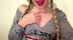 stepsis fingers her cute pink pussy squirting library vibes 💦📚