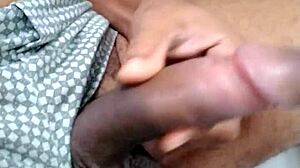 💦 shooting cum all over the stairs... hot mess!