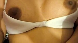 Waking up alone sparks intense bedroom streaming fuck fest.