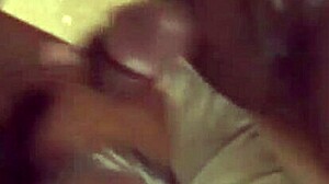 She peeked as I slammed her lesbian friend's pussy in the restroom with my big cock