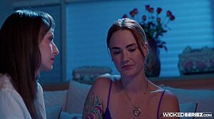 Breadcrumbs Episode 3 Siri Dahl Lexi Luna Lesbian Scissoring!