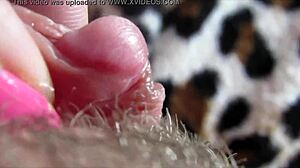 big clit throbs to orgasm up close 💦🔥