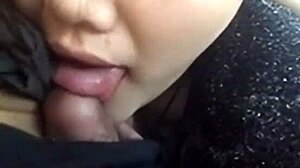 Pretty Chinese teen's hot blowjob skills will surprise you