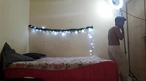 Redhead Brazilian Pornstar's Christmas Bareback Squirting with Ebony Stud