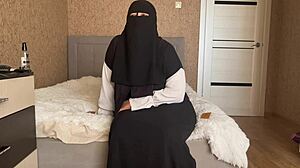 Arab MILF Khalifa's Casting Ends with Deep Creampie Fill