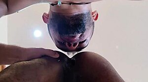 Two Machos Tease Through Sheer Fabric in Intense Play