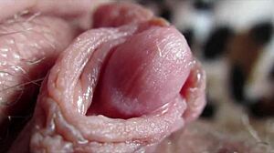 big clit throbs to orgasm up close 💦🔥