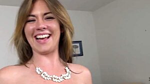 Alice Lighthouse Sexy Blonde POV Blowjob Huge Cum Facial!