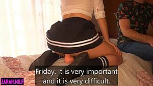 stepsis bends over begging anal creampie pounding from bro's big cock pov favor trade