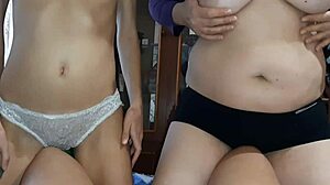 i get so turned on by skinny and fat bitches grinding pussies on my legs