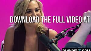 blake blossom rubs big natural tits pussy to climax