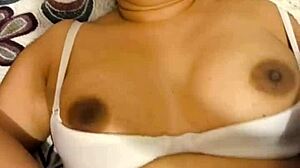 Waking up alone sparks intense bedroom streaming fuck fest.