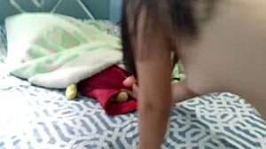 Beautiful Asian Babe Sucks Cock Like Minion