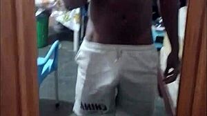 good morning, wanna watch this muscular bodybuilder flash his monster cock and moan for you?