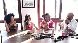 Casal Black RJ's First Sheer Red Liberal Swing to Porn Calls