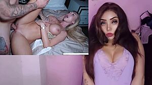 Mysterious French beauty explores first double penetration thrills