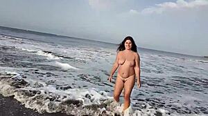 Stepmom suggests nude beach shoot with stepson.