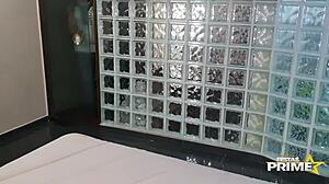 Blonde Bombshell Gulps Down Interracial Monster Cock in Explosive Orgasm Blowjob