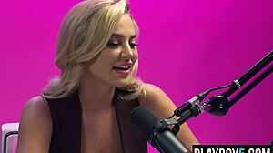 blake blossom rubs big natural tits pussy to climax