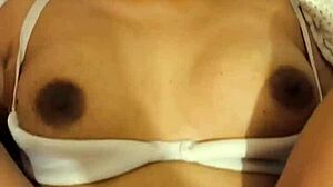 Waking up alone sparks intense bedroom streaming fuck fest.